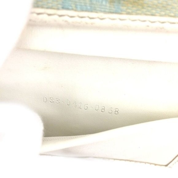 Gucci Green Blue Canvas Leather 6 Ring Key Case Key Holder Gucci GG Logo - Picture 6 of 8